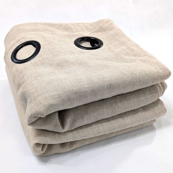 Linen Upholstery Weight Curtains - Picture 5 of 7